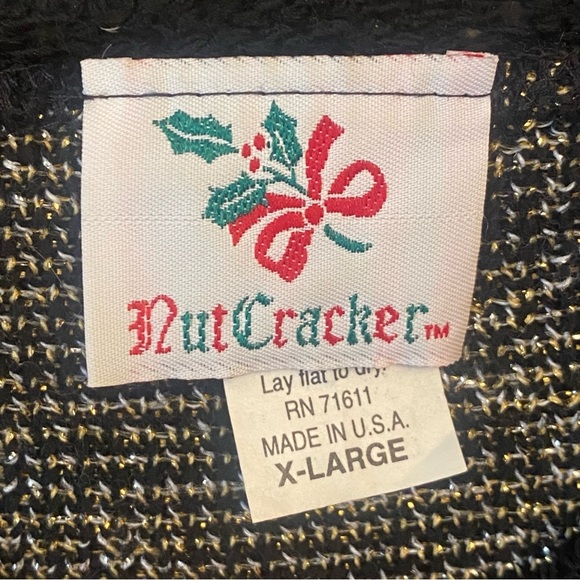 Vintage NUTCRACKER Holiday Christmas sweater size XL - Picture 2 of 8
